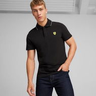 Detailed information about the product Scuderia Ferrari Men's Motorsport Race Polo Top in Black, Size Medium, Cotton by PUMA