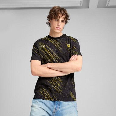 Scuderia Ferrari Race Color Splash All-over Print Men's T