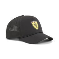 Detailed information about the product Scuderia Ferrari Race Trucker Cap in Black, Polyester by PUMA