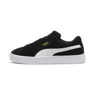 Detailed information about the product Scuderia Ferrari Suede XL Unisex Sneakers in Black/White, Size 11.5, Textile by PUMA