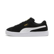 Detailed information about the product Scuderia Ferrari Suede XL Unisex Sneakers in Black/White, Size 4, Textile by PUMA