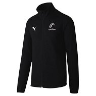 Detailed information about the product Silver Ferns Unisex Zip Up Jacket in Black/Sf, Size Large by PUMA
