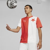 Detailed information about the product SK Slavia Prague 23/24 Home Jersey Shirt in Red/White, Size Small, Polyester by PUMA