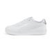 Skye Distressed Women's Sneakers in White/Silver, Size 8.5, Textile by PUMA. Available at Puma for $80.00