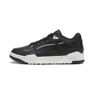 Detailed information about the product Slipstream G Unisex Golf Shoes in Black/White, Size 7, Synthetic by PUMA Shoes