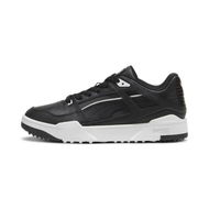 Detailed information about the product Slipstream G Unisex Golf Shoes in Black/White, Size 8, Synthetic by PUMA Shoes