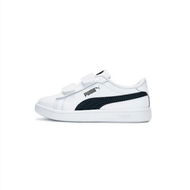 Detailed information about the product Smash 3.0 Sneakers Kids in White/Dark Night/Vine, Size 2 by PUMA