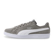 Detailed information about the product Smash Suede Unisex Sneakers in Quiet Shade/White, Size 10, Textile by PUMA Shoes