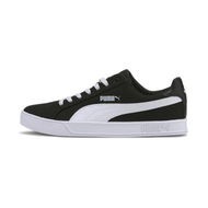 Detailed information about the product Smash Vulc Canvas Unisex Sneakers in Black/White, Size 9, Textile by PUMA Shoes