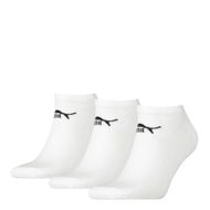 Detailed information about the product Sneaker Invisible Socks 3 Pack in White, Size 10