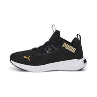 Detailed information about the product SOFTRIDE Enzo NXT Women's Running Shoes in Black/Team Gold, Size 8, Synthetic by PUMA Shoes