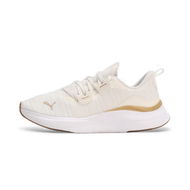 Detailed information about the product SOFTRIDE Harmony Women's Running Shoes in Warm White/Gold/White, Size 8 by PUMA Shoes