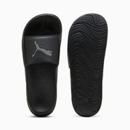 Detailed information about the product Softride Teamcat Unisex Slides in Black/Cast Iron, Size 7, Synthetic by PUMA Shoes