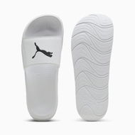 Detailed information about the product Softride Teamcat Unisex Slides in White/Black, Size 5, Synthetic by PUMA Shoes