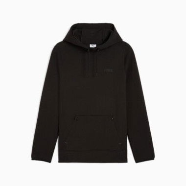 Spacer Men's Hoodie in Black, Size Small, Cotton/Polyester/Elastane by PUMA