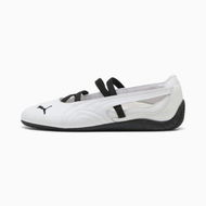 Detailed information about the product Speedcat Ballet Leather Shoes Women in White/Black, Size 7, Textile by PUMA Shoes