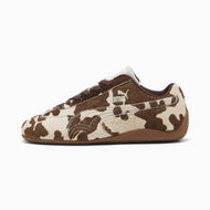 Detailed information about the product Speedcat Cow Print Women's Sneakers in Chocolate Brown/Gum, Size 6 by PUMA Shoes
