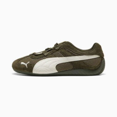 Speedcat Go Women's Shoes in Dark Olive/Warm White, Size 6.5, Textile by PUMA Shoes