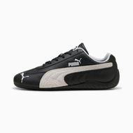 Detailed information about the product Speedcat Leather Unisex Sneakers in Black/White, Size 8.5 by PUMA Shoes