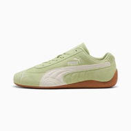 Detailed information about the product Speedcat OG Unisex Sneakers in Pistachio Green/Warm White, Size 4, Textile by PUMA Shoes