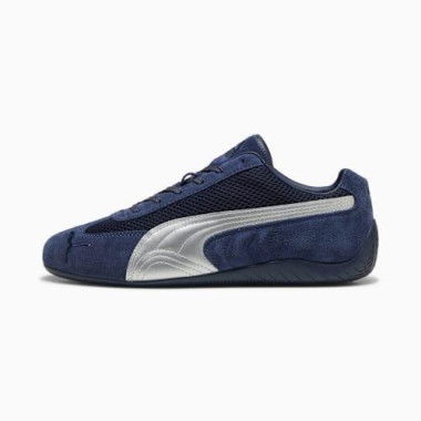 Speedcat Premium Unisex Sneakers in Navy/Matte Silver, Size 5.5 by PUMA Shoes