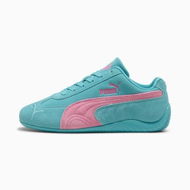 Detailed information about the product Speedcat Sneakers Youth in Aqua/Posie Pink, Size 4 by PUMA Shoes