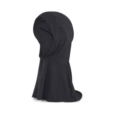 Sports Running Hijab in Black, Size Medium, Polyester/Elastane by PUMA