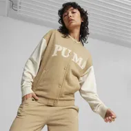 Detailed information about the product SQUAD Women's Track Jacket in Prairie Tan, Size XS, Cotton/Polyester by PUMA