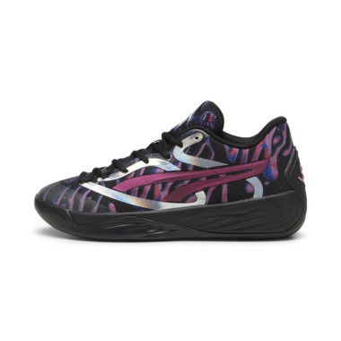 Stewie 2 Cherry on Top Women's Basketball Shoes in Black/Mauved Out/Magenta Gleam, Size 9, Synthetic by PUMA Shoes