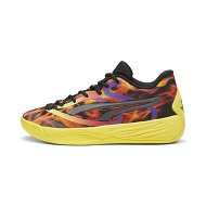 Detailed information about the product Stewie 2 Fire Women's Basketball Shoes in Black/PelÃ© Yellow/Nrgy Red, Size 7.5, Synthetic by PUMA Shoes