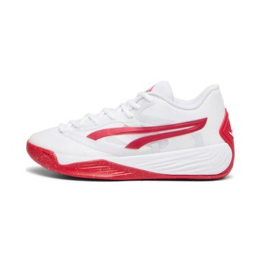 Stewie 2 Team Women's Basketball Shoes in White/For All Time Red, Size 7, Synthetic by PUMA Shoes