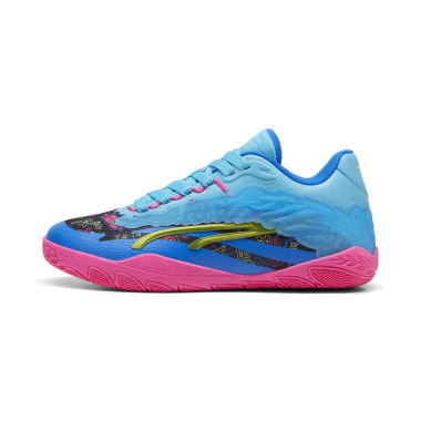 Stewie 3 Midnight in Tokyo Women's Basketball Shoes in Bright Aqua/Fluro Pink Pes/Black, Size 6, Synthetic by PUMA Shoes