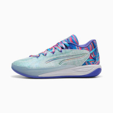 Stewie 4 Prism Women's Basketball Shoes in White/Light Aqua, Size 6, Synthetic by PUMA Shoes