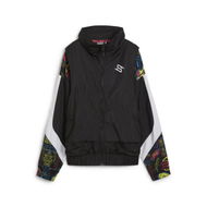 Detailed information about the product STEWIE TOKYO Track Jacket Women in Black/Aop, Size XS, Polyester by PUMA