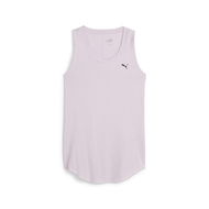 Detailed information about the product STUDIO FOUNDATION Women's Training Tank Top in Grape Mist, Size Large, Polyester/Viscose/Cotton by PUMA