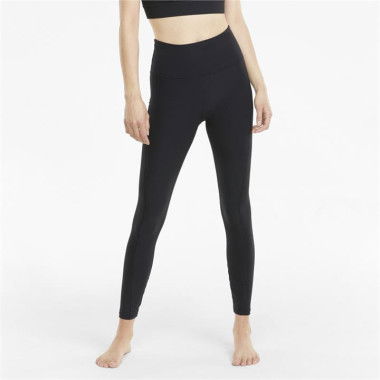 Studio Yogini Luxe High Waist 7/8 Women's Training Leggings in Black, Size XL, Polyester/Elastane by PUMA