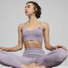 Studio Yogini Move Women's Training Bra in Pale Plum, Size XS, Polyester/Elastane by PUMA. Available at Puma for $50.00