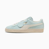 Detailed information about the product Suede Charles F. Stead II Unisex Sneakers in Green Glimmer/White, Size 8.5, Textile by PUMA