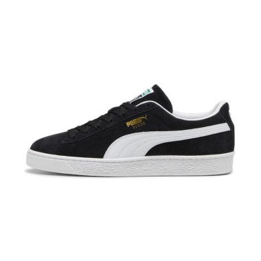 Suede Classic Sneakers Unisex in Black/White, Size 8 by PUMA Shoes