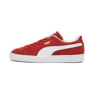 Detailed information about the product Suede Classic Sneakers Unisex in For All Time Red/White, Size 10 by PUMA Shoes