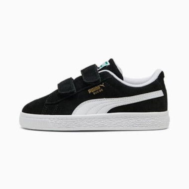 Suede Classics Sneakers Kids in Black/White, Size 12 by PUMA