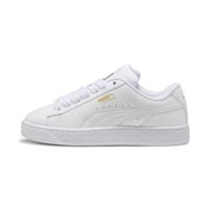 Detailed information about the product Suede XL Leather Unisex Sneakers in White/Vapor Gray, Size 10, Textile by PUMA