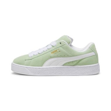 Suede XL Unisex Sneakers in Pure Green/White, Size 6.5 by PUMA