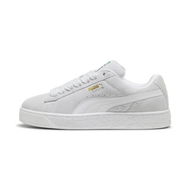 Detailed information about the product Suede XL Unisex Sneakers in Silver Mist/White, Size 10, Textile by PUMA