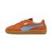 Super Team No 14 Unisex Sneakers in Flame Flicker/Team Light Blue, Size 4.5 by PUMA Shoes. Available at Puma for $112.00