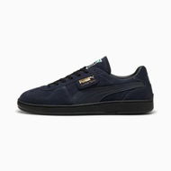 Detailed information about the product Super Team Suede Unisex Sneakers in New Navy/Black, Size 10.5, Textile by PUMA