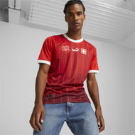 Detailed information about the product Switzerland 23/24 Home Jersey Shirt in Red/White, Size Small by PUMA