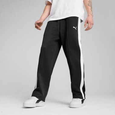 T7 ALWAYS ON Men's Relaxed Track Pants in Black, Size Small, Cotton by PUMA