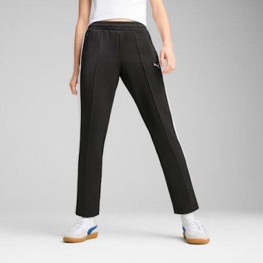 T7 ALWAYS ON Women's Slim Track Pants in Black, Size XS, Cotton by PUMA