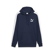 Detailed information about the product T7 Iconic Men's Hoodie in Club Navy, Size XL, Cotton by PUMA